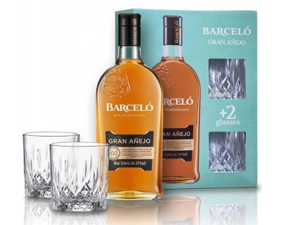 Ron Barceló Gran Anejo  0,7L, 37.5%, -DB + 2 skl.-