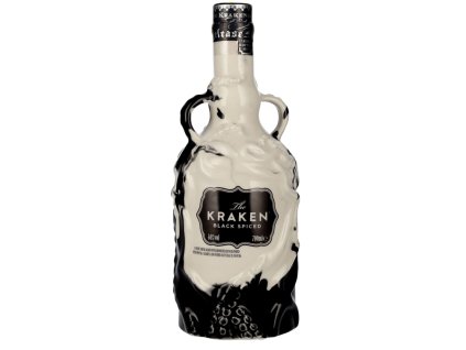 10366 The Kraken Black Spiced Ceramic Limited Edition Rum 0,7L .