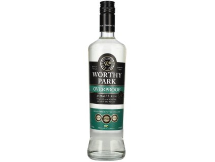 Worthy Park Rum-Bar White Overproof Rum 0,7L, 63%