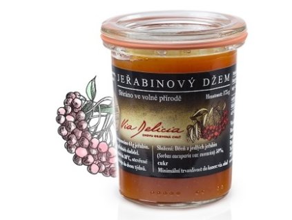 91284 Via Delicia jeřabinový džem 175g