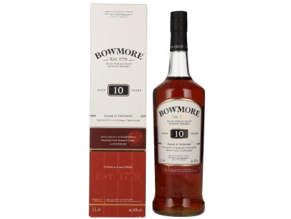 90312 Bowmore Dark & Intense Malt Whisky 10yo 1L