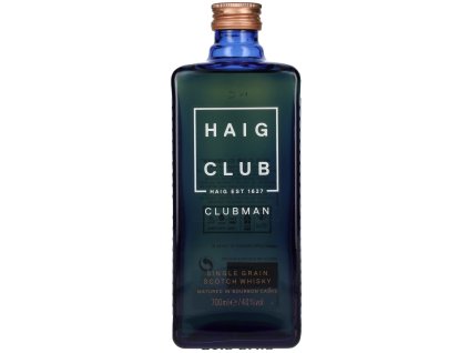 Haig Club CLUBMAN Single Grain Scotch Whisky 0,7L, 40%