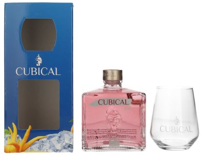 Cubical Premium Special Distilled Kiss Gin 0,7L, 37.5%, -DB + 1 skl.-