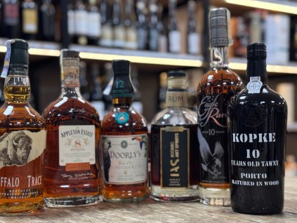 sestava rumů degustace