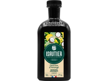 20853 Isautier Arrangé Banana Coconut Liqueur 0,5L, 17%