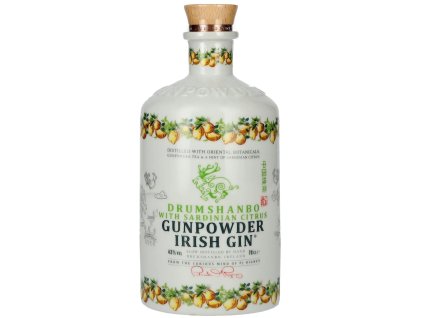 21208 Drumshanbo Gunpowder with Sardinian Citrus Irish Gin 0,7L (keramická lahev), 43%