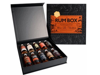 21223 The Rum Box Yellow Edition 10x0,05L, 41%, DB