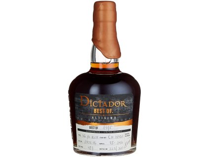 81951 Dictador BEST OF 1975 ALTISIMO Colombian Limited Release Rum 0,7L