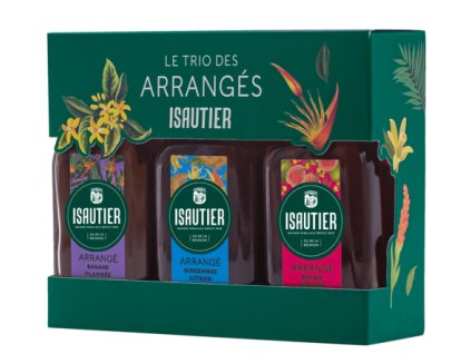Isautier Arrangé Giftset 3x0,2L (Ginger Lemon / Banane / Guava Rooibos), 40%, -DB-